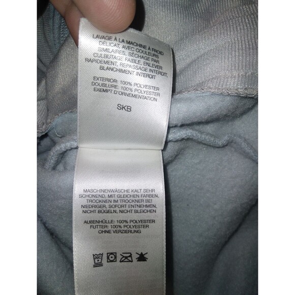 Columbia Fleece Vest Jacket Womens Medium Light Blue Full Zip High Neck pockets - Picture 7 of 7